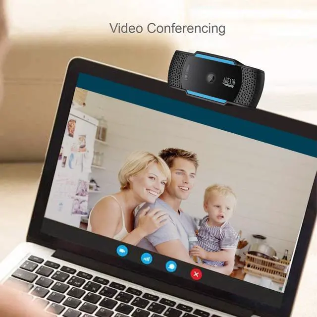 Alt view image 13 of 20 - 1080P ( 2.0 Megapixel) H.264, Auto Focus Webcam with Build in Dual  Microphone & Privacy Shutter