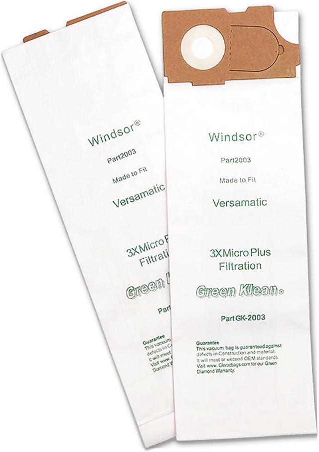 Replacement Vacuum Bags, Fits AllStar Javelin/Triple S Prosense II/Windsor Versamatic, 10/Pack Replacement Vacuum Bags, Fits AllStar Javelin/Triple S Prosense II/Windsor Versamatic, 10/Pack