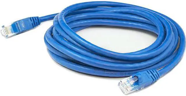 Alt view image 2 of 5 - AddOn 1ft Cat6a Snagless UTP Copper Network Patch Cable, Blue ADD1FCAT6ABE