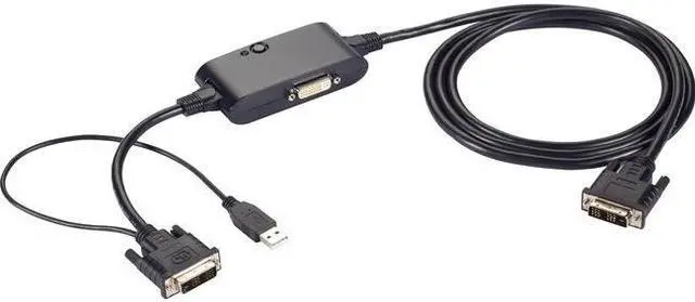 Main image of Black Box DVI-D Splitter Cable USB Power ACXSPL12S