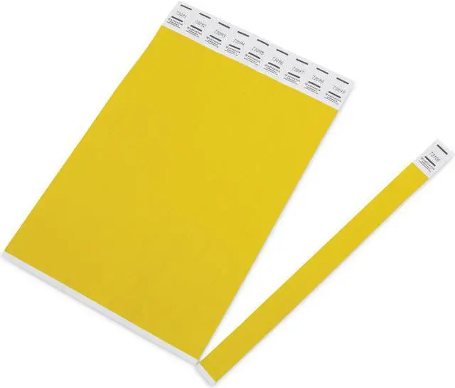 Alt view image 3 of 12 - Advantus® Security,Wristebands,Yl 91123