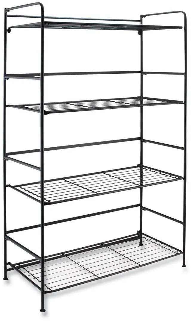 Main image of FLIPSHELF FOUR-SHELF UNIT, 26.5 X 12 X 43, BLACK