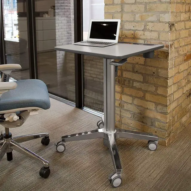 Alt view image 15 of 20 - Ergotron LearnFit 33"-49"H Adjustable Desk (24-481-003) 24481003
