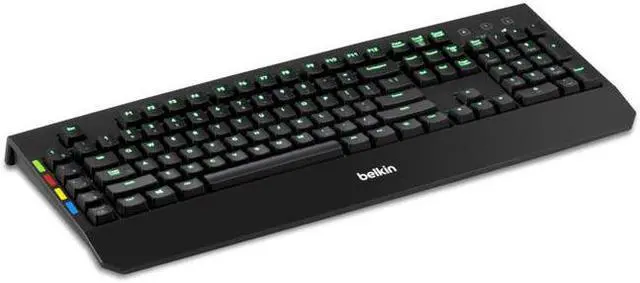 Alt view image 10 of 11 - Belkin KVM Remote Control With Integrated Keyboard F1DN008KBD