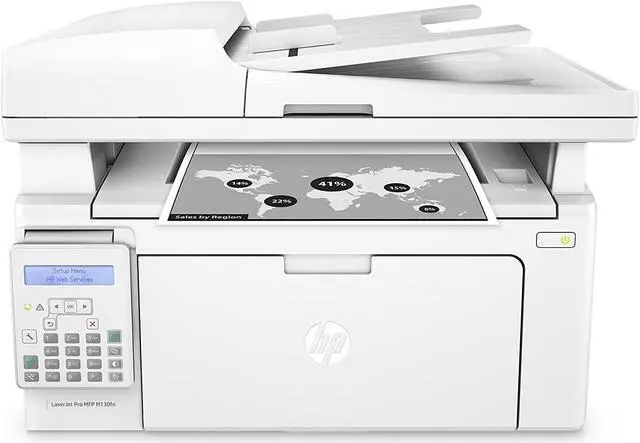 Alt view image 7 of 8 - HP LaserJet Pro M130fn AIO Monochrome Laser Printer