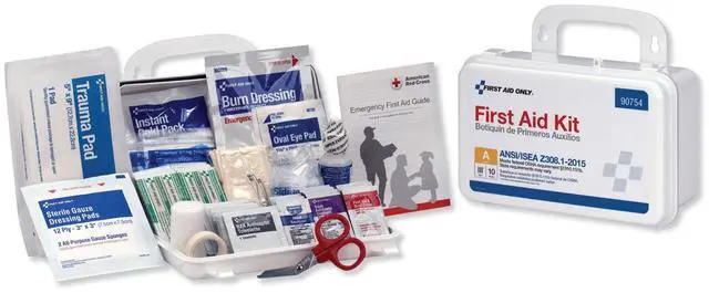 Alt view image 7 of 13 - First Aid Only First Aid Kits 71 Pieces White Case (90754)