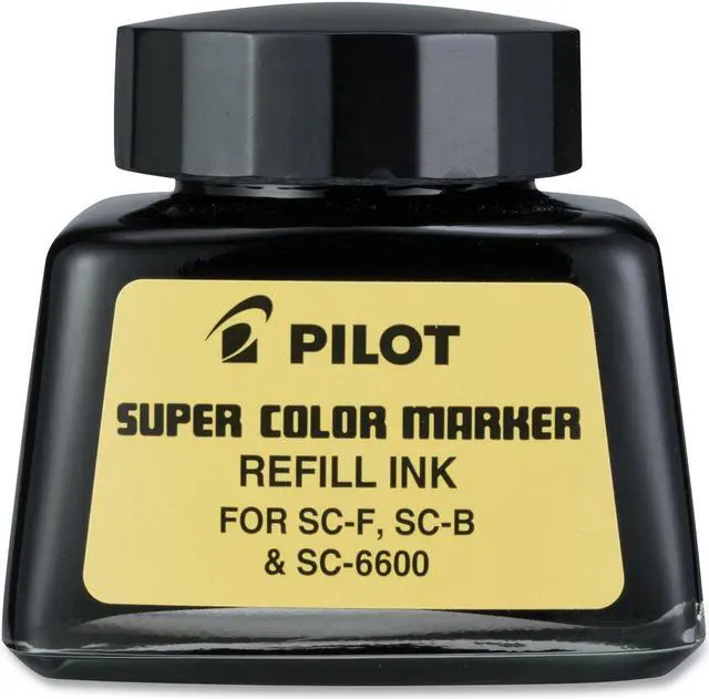 Alt view image 9 of 11 - Pilot Pilot Jumbo Refillable Permanent Marker Ink Refill, Black Ink 48500