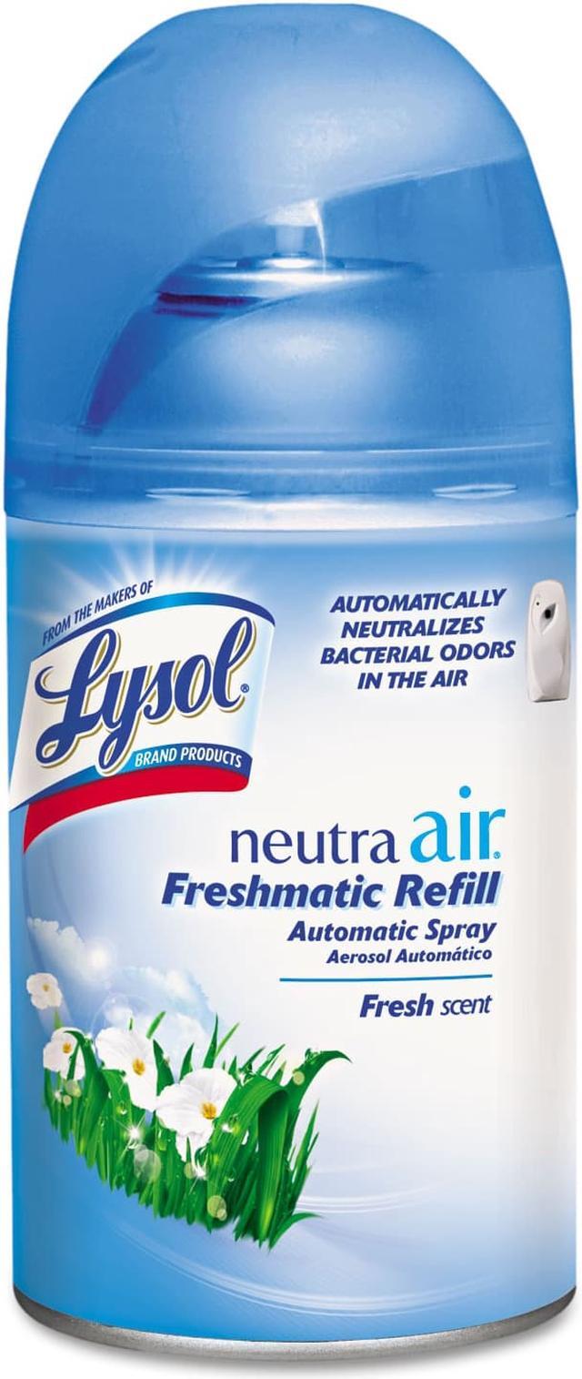 Alt view image 9 of 9 - LYSOL NEUTRA AIR FRESHMATIC 79831CT, Freshmatic Ultra Automatic Spray Disp. Refill, Fresh Scent, Aerosol, 6.17oz