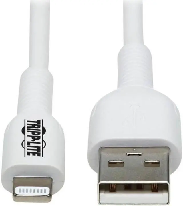 Alt view image 9 of 13 - Tripp Lite Safe-IT USB-A to Lightning Sync-Charge Cable Antibacterial 2M