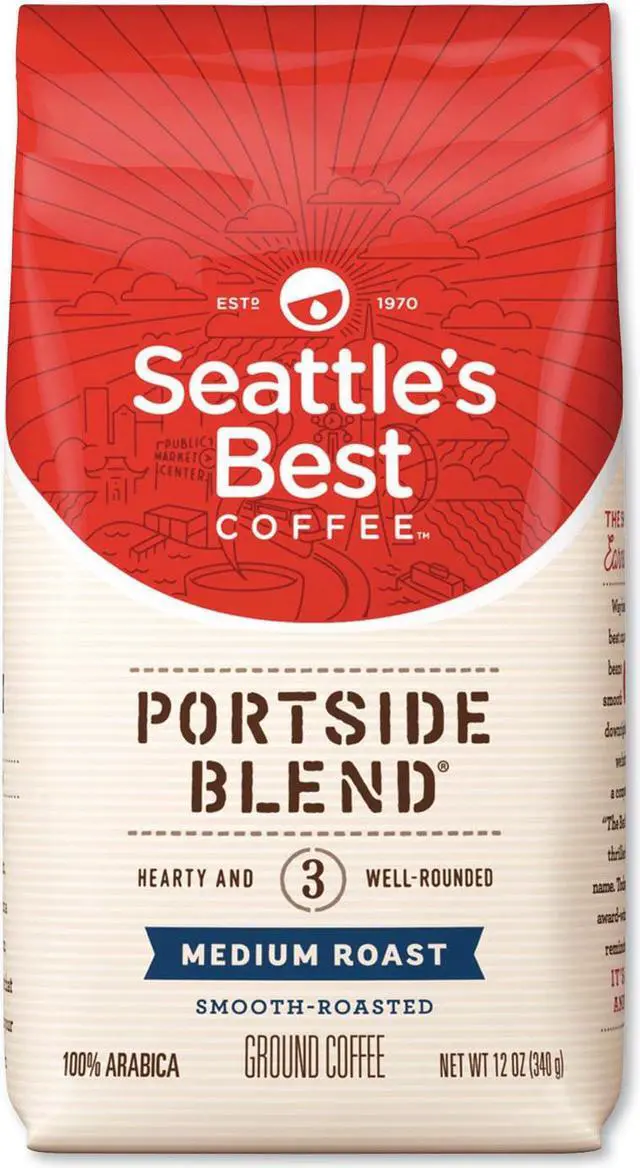 Alt view image 2 of 2 - Seattle's Best Coffee 12-oz. Ground Coffee, Level 3