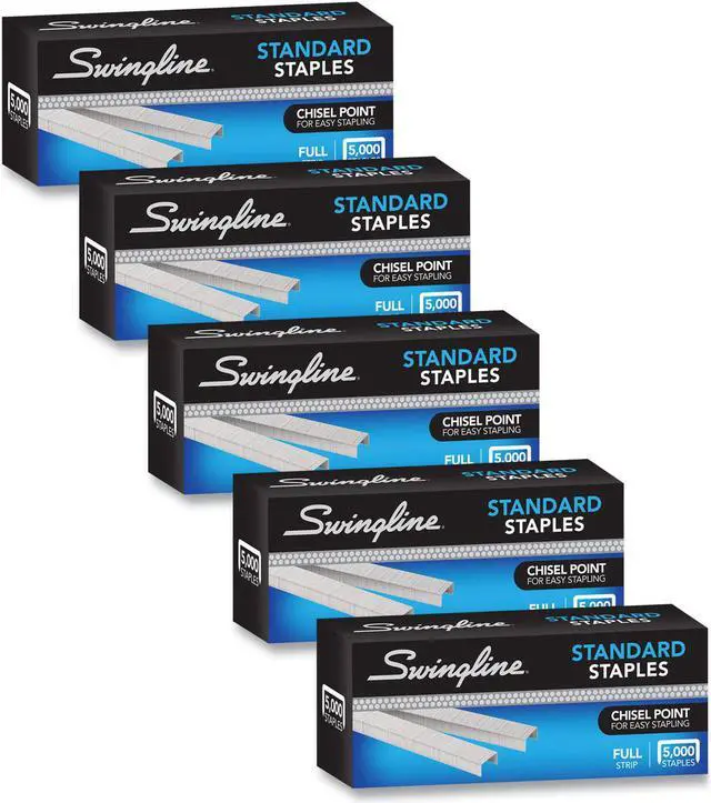 Alt view image 11 of 16 - Swingline Standard Chisel Point Staples, 5/pk