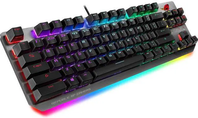 Main image of ASUS X802 ROG Strix Scope NX TKL 80% Gaming Keyboard with ROG NX Brown Tactile Mechanical Switches