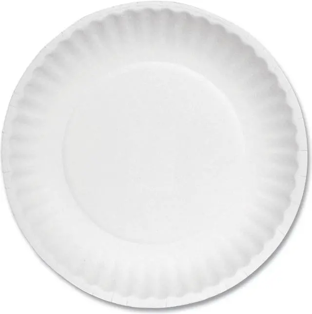 Alt view image 2 of 2 - AJM Nature's Own Green Label 6 In. Paper Plates (100 Count) PP6GRAWH