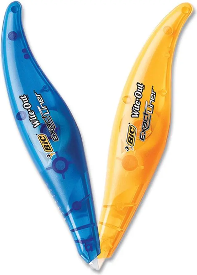 Alt view image 7 of 18 - BIC Wite-Out Brand Exact Liner Correction Tape Non-Refillable 4/Pack WOELP418