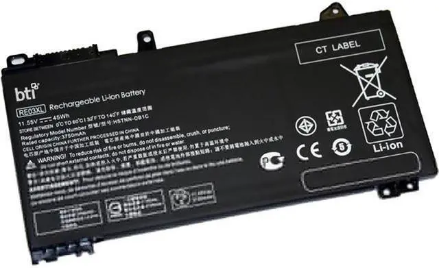Main image of Battery Technology Li-Ion Replacement Battery for HP Laptops 3750mAh (L32656-002-BTI)