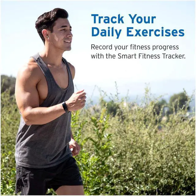 Alt view image 5 of 9 - Etekcity Fitness & Activity Tracker w/ Color Touch Screen HBHWFE52E