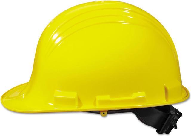 Alt view image 8 of 9 - NORTH SAFETY PRODUCTS The Peak A79 Hard Hat HDPE Shell Yellow A79R020000