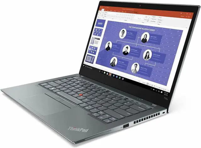 Alt view image 2 of 20 - Lenovo ThinkPad T14s Gen 2 20WM00XUUS 14" Rugged Notebook - 4K UHD - 3840 x 2160 - Intel Core i7 11th Gen i7-1165G7 Quad-core (4 Core) 2.80 GHz - 16 GB RAM - 512 GB SSD - Storm Gray - Intel Chip