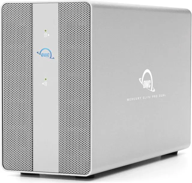 Main image of OWC Mercury Elite Pro Dual Bay Hard Drive Array with 3-Port Hub OWCMEDCH7T00