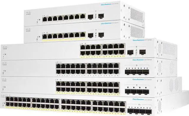Alt view image 2 of 2 - CISCO DESIGNED Business CBS220-8FP-E-2G Smart Switch | 8 Port GE | Full PoE | 2x1G SFP | 3-Year Limited Hardware Warranty (CBS220-8FP-E-2G-NA)