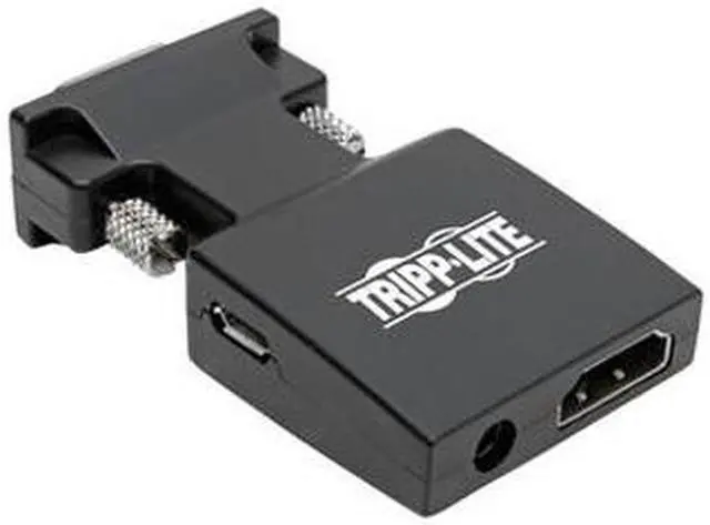 Alt view image 7 of 14 - Tripp Lite HDMI to VGA Active Converter with Audio (F/M), 1920 x 1200 (1080p) @ 60 Hz