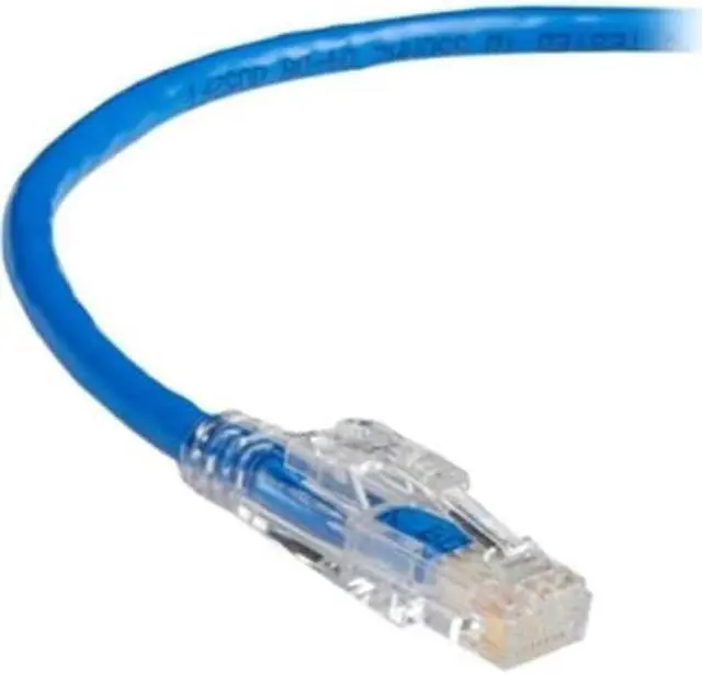 Alt view image 9 of 11 - GigaTrue 3 CAT6 550-MHz Lockable Patch Cable (UTP), Blue, 25-ft. (7.6-m)