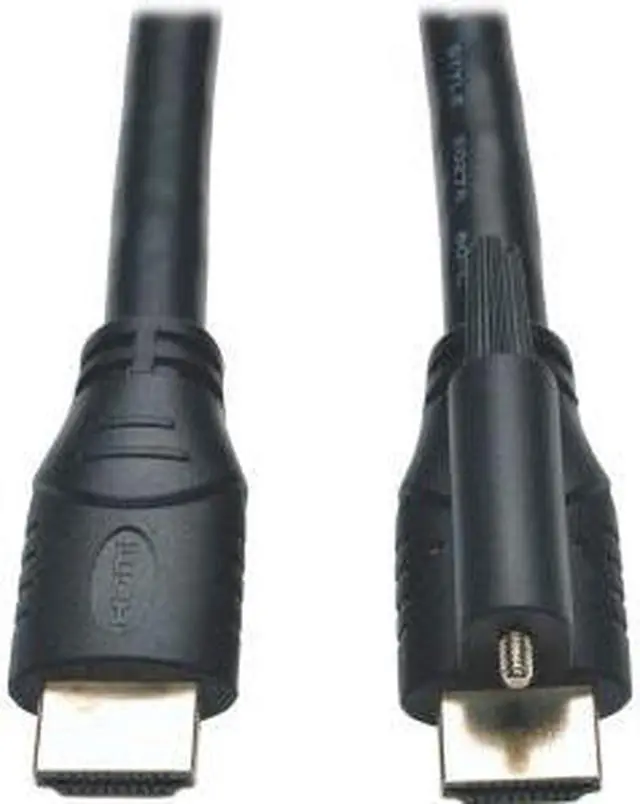 Alt view image 6 of 10 - Tripp Lite High Speed HDMI Cable with Ethernet and Locking Connector, Ultra HD 4K x 2K, 24AWG (M/M), 6-ft. (P569-006-LOCK)