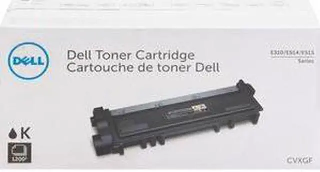 Alt view image 3 of 8 - Dell CVXGF Black Toner Cartridge