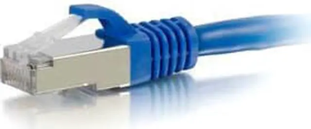 Alt view image 4 of 9 - C2G 00682 Cat6a Cable - Snagless Shielded Ethernet Network Patch Cable, Blue (12 Feet, 3.65 Meters)