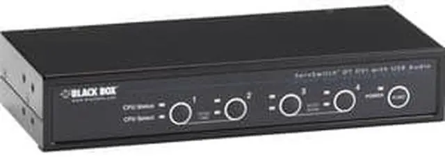 Alt view image 2 of 3 - Dvi-D Single-Head Desktop Kvm Switch - Bidirectional Usb, Audio, 4-Port, Gsa, Ta
