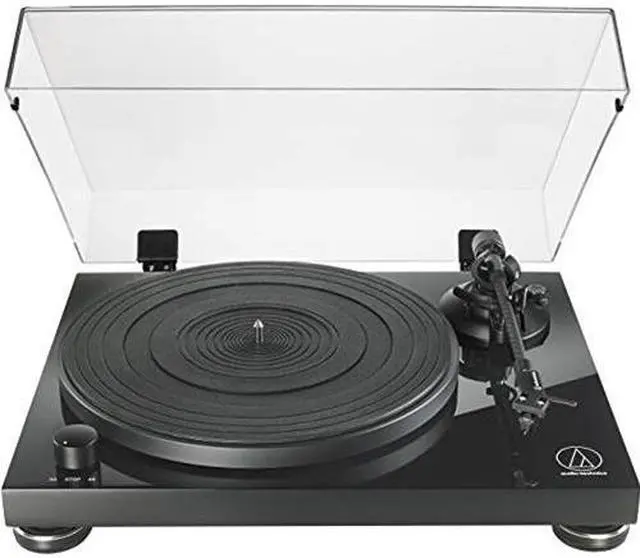 Alt view image 12 of 20 - AudioTechnica AT-LPW50PB Fully Manual Belt-Drive Turntable (Piano Black)