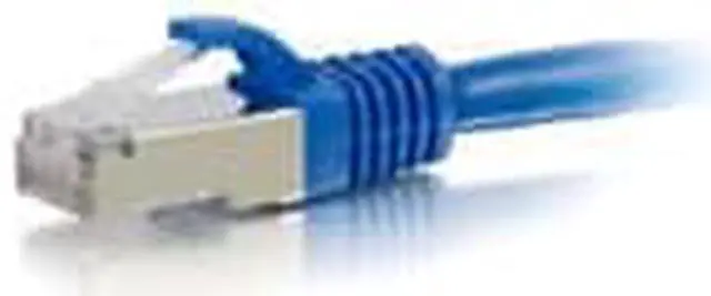 Alt view image 4 of 4 - C2G-25ft Cat6a Snagless Shielded STP Network Patch Cable Blue 00686