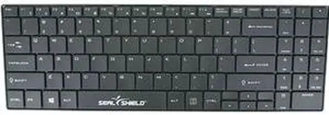 Alt view image 7 of 9 - Seal Shield Clean Wipe Waterproof Keyboard Wireless