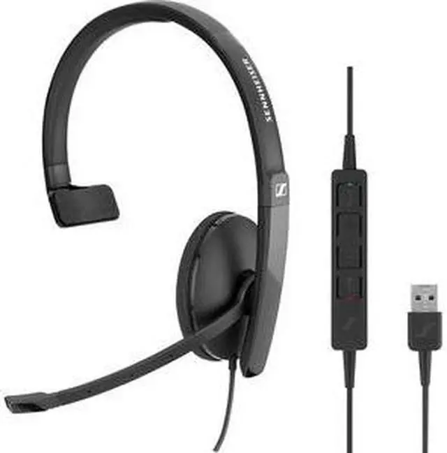 Alt view image 3 of 3 - Epos SC 130 USB-C (508353) - Single- Sided (Monaural) Headset for Business Professionals | with HD Stereo Sound, Noise-Canceling Microphone, USB-C Connector (Black)