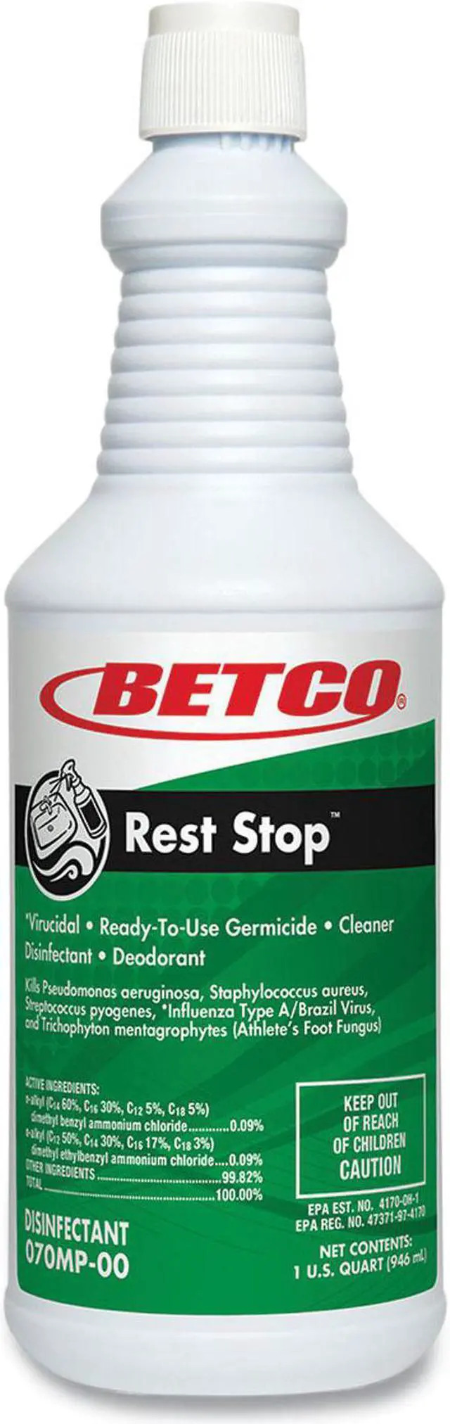 Main image of Rest Stop Restroom Disinfectant Floral Fresh Scent 32 oz Bottle 701200