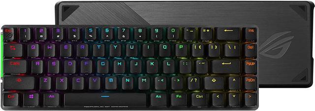 Ajazz AK33 Wired Mechanical Keyboard with LED Backlit, Aluminum Frame  Gaming Keyboard, 82 keys, Brown Switches, Black