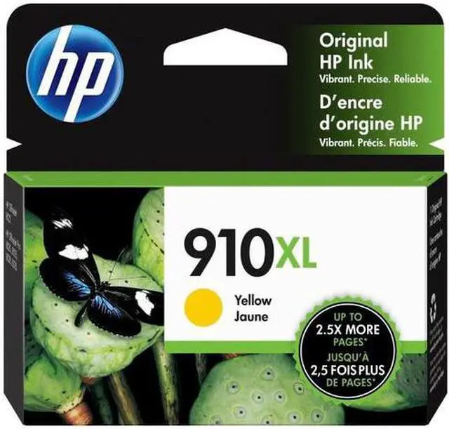 Alt view image 6 of 19 - HP 910XL High Yield Yellow Original Ink Cartridge, ~825 pages, 3YL64AN#140