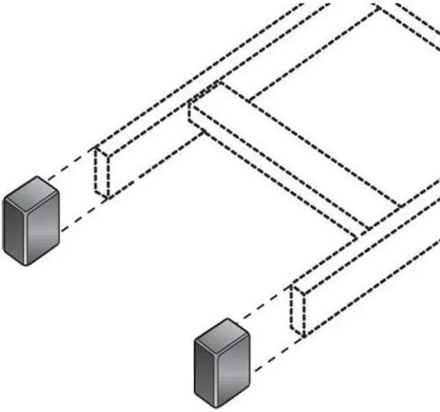Alt view image 2 of 13 - BLACK BOX NETWORK SERVICES - LADDER RACK END CAP KIT (2 CAPS)