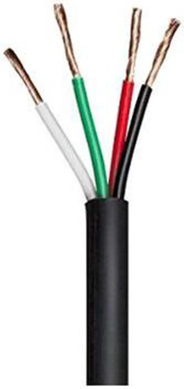 Alt view image 2 of 4 - Monoprice Nimbus Series 18 Gauge AWG 4 Conductor CMP-Rated Speaker Wire / Cable - 500ft UL Plenum Rated, 100% Pure Bare Copper With Color Coded Conductors