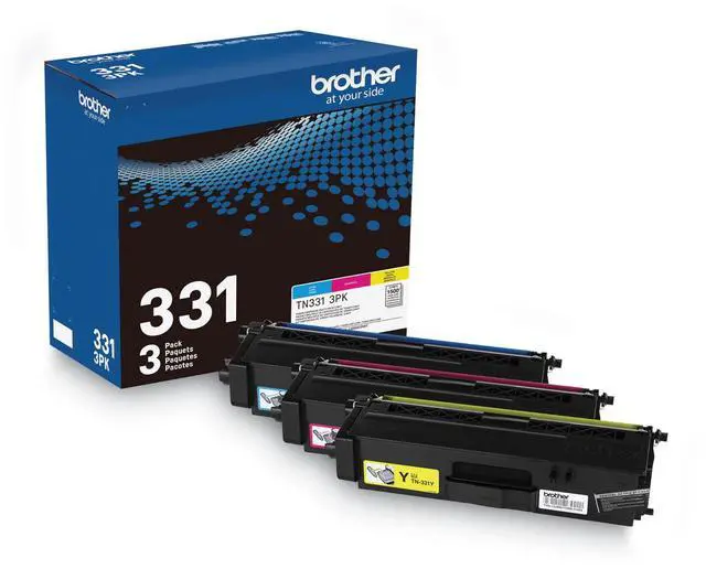 Alt view image 5 of 12 - BROTHER INTERNATIONAL TN-331-3PK GenuineSY ColorTonr Crtrdg 3Pk