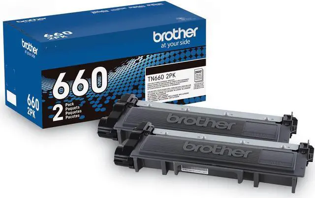 Alt view image 16 of 16 - Brother TN660 High Yield Black Toner Cartridge (2-Pack)