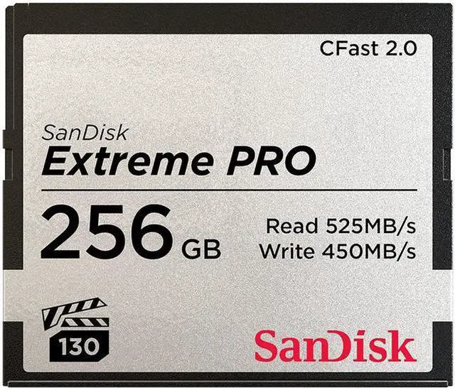 Alt view image 11 of 13 - SanDisk Extreme PRO 256GB CFast 2.0 Memory Card #SDCFSP-256G-A46D