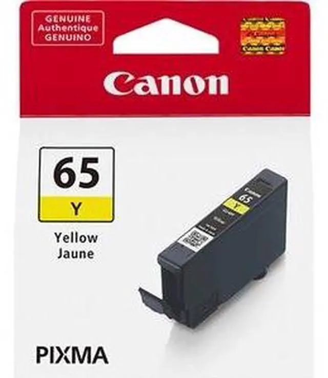 Alt view image 13 of 14 - Canon CLI-65 Yellow Ink Tank for PIXMA Pro-200 Printer #4218C002