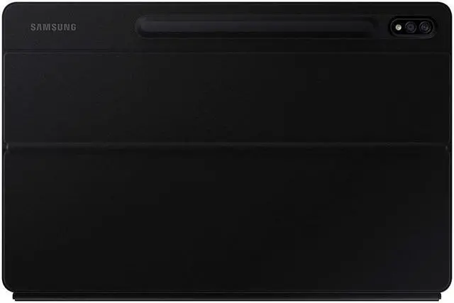 Alt view image 14 of 20 - Samsung Galaxy Tab S7+ Book Cover Keyboard - EF-DT970UBEGUJ Black