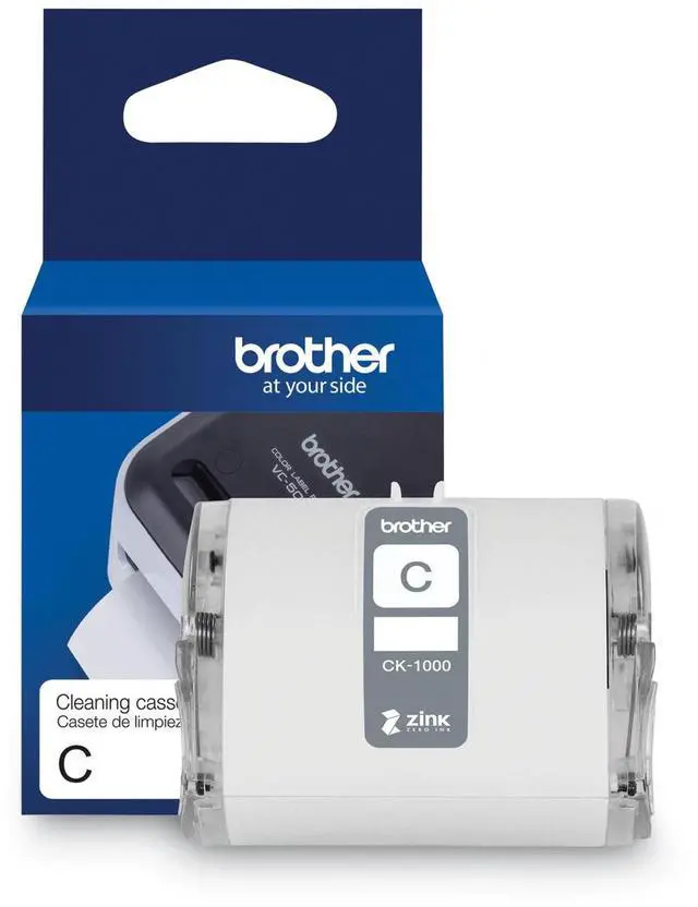 Alt view image 5 of 16 - Brother Genuine CK-1000 2" 50MM Cleaning Cassette For VC-500W