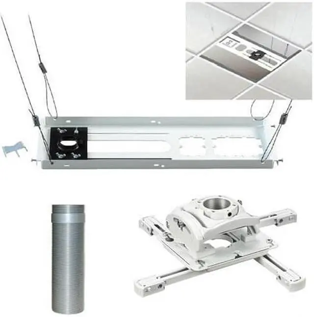 Alt view image 2 of 3 - Chief Projector Ceiling Hardware Mount White (KITEZ006W)