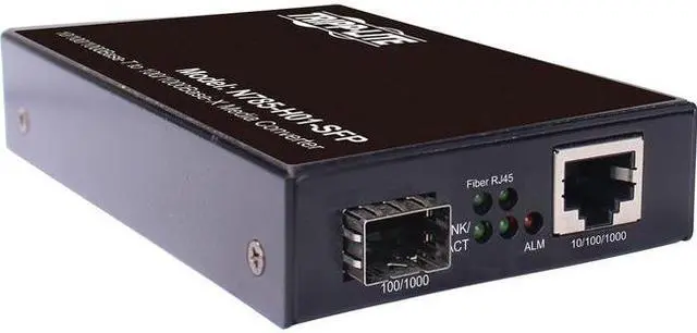 Main image of Tripp Lite Hardened Fiber Media Converter RJ45/SFP 10/100/1000Mbps N785H01SFP