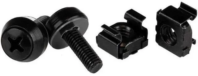 Alt view image 3 of 3 - STARTECH.COM CABSCREWM5B 50Pkg M5 x 12mm Scrw Cage Nuts