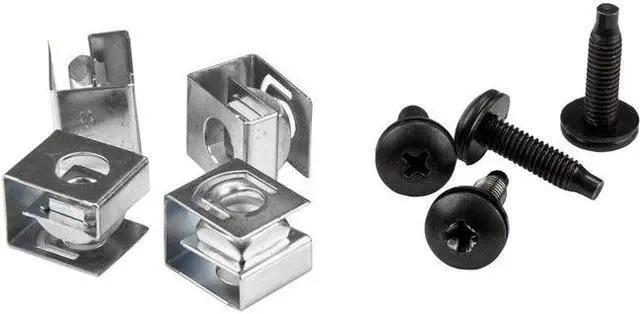 Alt view image 5 of 5 - 10-32 RACK SCREWS AND CLIP NUTS