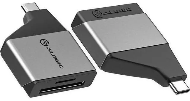 Main image of ALOGIC Ultra Mini USB-C to SD and Micro SD card reader Adapter ULCSDMNSGR
